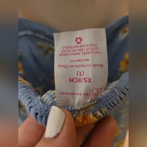 No Boundaries Blue Sunflower Sundress